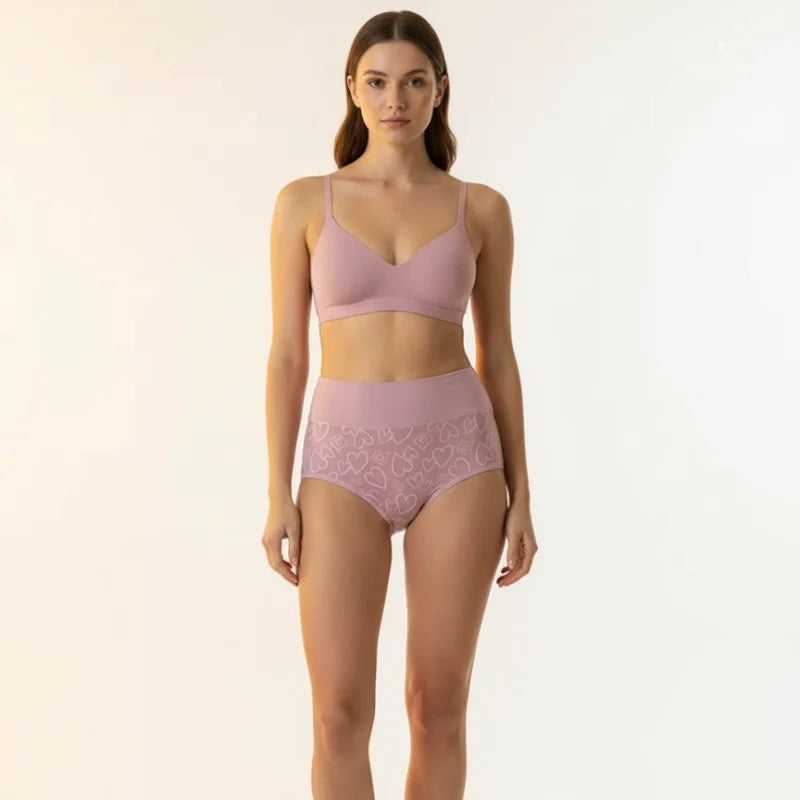 Seamless High-Waist Cotton Briefs - Velune™