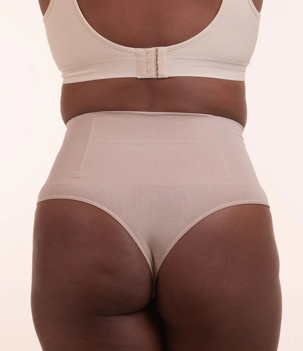 (BUY 1 GET 3) Hope Shaping Panties • Tummy Control, No Roll-Down