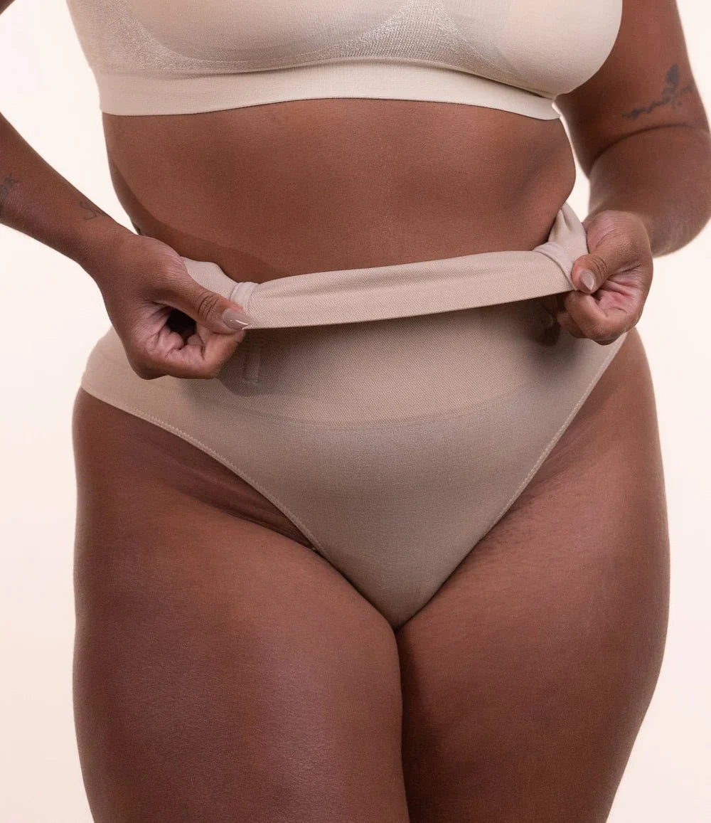 (BUY 1 GET 3) Hope Shaping Panties • Tummy Control, No Roll-Down