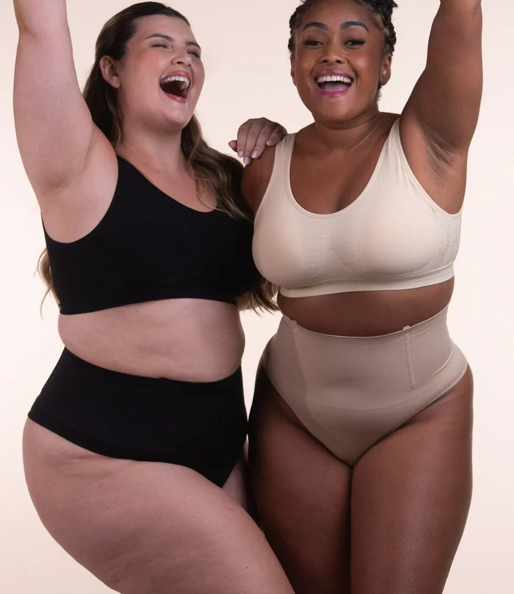 (BUY 1 GET 3) Hope Shaping Panties • Tummy Control, No Roll-Down